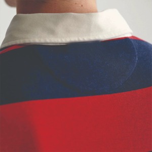 Polo en tricot rayé à manches longues pour homme, coupe classique, design décontracté, motif rouge et bleu, qualité supérieure. - Product Image 6