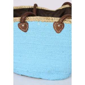Le panier à paillettes multicolore écologique de BiyadinaStore vannerie marocaine avec feuilles de palmier durables pour la Saint-Valentin - Product Image 3