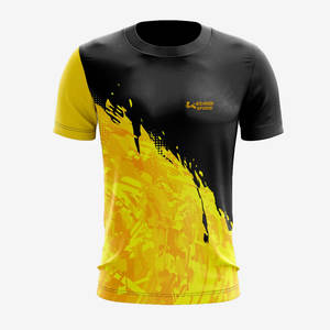 Camiseta Deportiva con Cuello Redondo y Diseño Sublimado, Talla Adulto, Ropa Deportiva de Verano, Camiseta Deportiva Estampada - Product Image 1