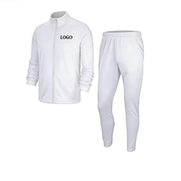 Survêtement en polyester polaire uni personnalisé avec logo pour l'hiver, style streetwear |   Ensemble de sport 2 pièces |   Vêtements de sport légers à séchage rapide OEM ODM