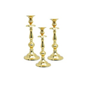 Artistic Geometric Gold <b>Candelabra</b> with Glass Cup Heat Resistant for Luxury Coffee Table and Wedding Decoration - Product Image 3