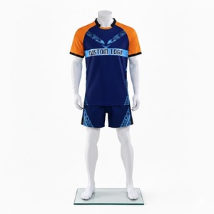 Conjunto de Uniforme de Rugby Transpirable Personalizado, Jersey y Pantalones Cortos Sublimados, Fabricante OEM ODM, Proveedor de Ropa Deportiva para Equipos de Rugby al por Mayor, 100% - Product Image 1