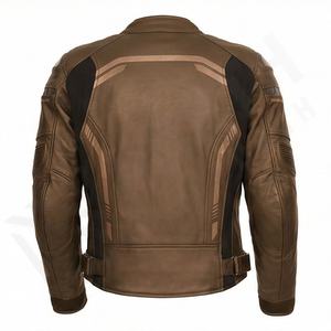 Veste de moto en cuir véritable pour homme de qualité supérieure, nouvelle arrivée, vestes de moto d'hiver, protections amovibles, personnalisables - Product Image 2