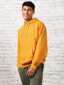 Sudadera de Talla Grande para Hombre, Sudadera con Capucha Extra Grande, Estilo Holgado con Hombros Caídos, 100% Algodón, Térmica, con Logotipo Personalizado - Product Image 4