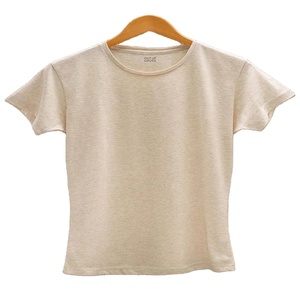 เสื้อยืดผู้ชายผ้าคอตตอนแขนสั้นเปิดไหล่สำหรับผู้หญิงเสื้อยืดผู้ชายแบบสั่งทำ - Product Image 1