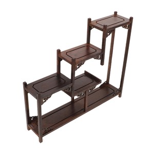 Présentoir à étages en bois de Sheesham - Support à gâteaux artisanal en noyer à 3 niveaux - Vente en gros - Product Image 4