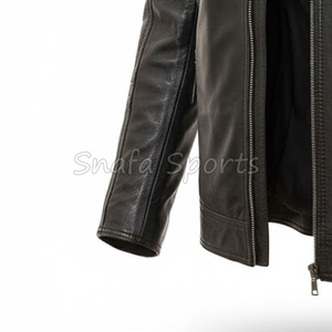 New Arrival Bomber Leather <b>Jacket</b> for <b>Men</b> High Quality <b>Men</b> <b>Jacket</b> with Top Product Selling <b>Jackets</b> In 2026 - Product Image 4