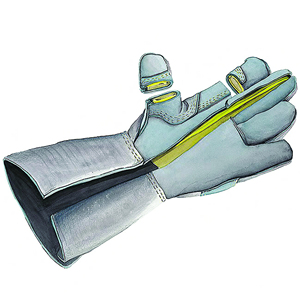 Gants de soudage en cuir avec logo personnalisé, gants de soudage TIG/MIG, respirants et ignifuges, protection antidérapante - Product Image 2