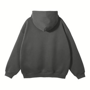 Sweat-shirts en coton épais pour hommes et femmes, coupe oversize, à fermeture éclair, style vintage, avec impression en relief personnalisée - Product Image 6