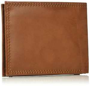 Men's Vintage Real Leather <b>RFID</b> <b>Blocking</b> Slim Bifold <b>Wallet</b> Short Length with Cover Closure and Credit Card Pocket <b>Wallet</b> - Product Image 5