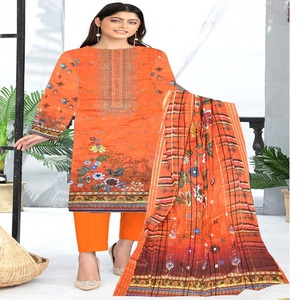 Costumes de prêt-à-porter brodés pour filles Salwar Kameez pakistanais de marque Vêtements indiens et pakistanais à prix de vente en usine - Product Image 4