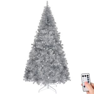 Albero di Natale Artificiale Pre-Illuminato da 2,4 m con 1350 Rami, 500 Luci, Albero di Pino Articolato con Telecomando, Decorazione Natalizia Realistica - Product Image 3