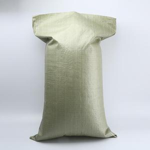 PP Woven Sacks Reusable Moisture Proof Flour Bag 25kg 50kg Agriculture Use Flexiloop Handle Heat Seal White <b>Green</b> Red Blue - Product Image 3