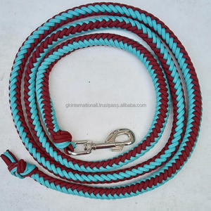 Cuerdas y accesorios de plomo de caballo de algodón de dos tonos hechos a mano de calidad de exportación a precio barato personalización disponible - Product Image 2