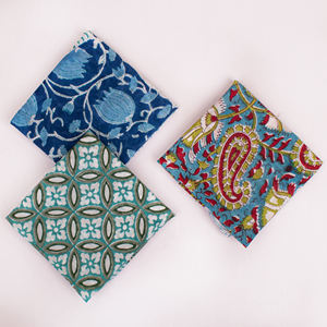 Accessoires uniques en coton naturel, bandanas faits à la main, écologiques, quatre saisons, motifs attrayants, couleurs, écharpe douce, cadeaux pour femmes - Product Image 4