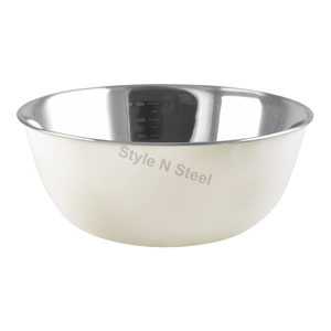 Bol Mouji en acier inoxydable, design classique, écologique, pour servir les aliments - Product Image 1
