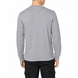Men Lightweight French Terry Crewneck Sweatshirt Slim Fit Long Sleeve Cotton Casual Regular Fit Pullover <b>Jumper</b> - Product Image 2