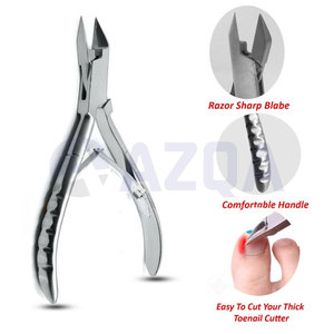 Ensemble professionnel de soins des ongles en acier inoxydable avec coupe-cuticules, ciseaux, pinces et lime à ongles, kit de manucure et pédicure - Product Image 6