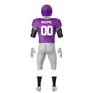 Uniformes de fútbol americano sublimados personalizados de alta calidad, producto de moda, conjunto de camiseta y pantalones cortos de fútbol americano - Product Image 3