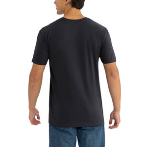 Camisetas al por mayor de cuello redondo unisex, personalizables, tallas grandes, lisas, con logo impreso, para hombre y mujer, proveedor de ropa, bajo pedido mínimo - Product Image 6