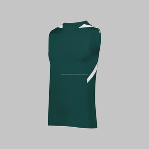 Camiseta de compresión de impresión de transferencia de calor de compresión atlética de secado rápido Camiseta deportiva ajustada ropa deportiva Pro Club chaleco - Product Image 3