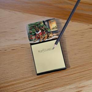 New Belgian Malinois Cozy Christmas Self-Sticky Note <b>Pads</b> Dispenser and Memo <b>Pads</b> Card & Note Holder Accessory for <b>Desks</b> - Product Image 2