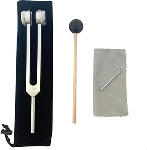 ส้อมเสียง128เฮิรตซ์ส้อมเสียงทางการแพทย์แบบถ่วงน้ำหนักจาก Biosonics เพื่อการบำบัด128เฮิร... - Product Image 1