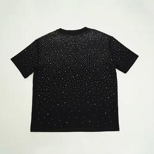 เสื้อยืดผู้ชายประดับเพชรคุณภาพสูง ดีไซน์ใหม่ ขายดีที่สุด ขายส่งเสื้อยืดผู้ชายประดับเพชร - Product Image 5