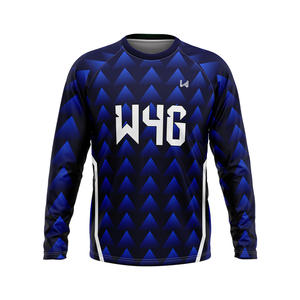 Maillot de sport pour homme, sans couture, à compression, personnalisé, séchage rapide, haute élasticité, coupe ajustée, pour le yoga et la gym - Product Image 4