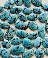 Cabochon de magnésite turquoise de qualité supérieure pour pendentif de bijoux, fait main, vente en gros, en vrac