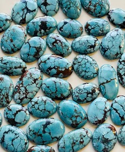 Cabochon de magnésite turquoise de qualité supérieure pour pendentif de bijoux, fait main, vente en gros, en vrac - Product Image 5