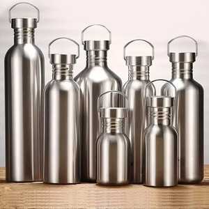 Classic Matte Silver Stainless Steel Water Bottle Double Wall Vacuum Insulated Sports Canteen Reusable Metal Flask <b>Drinkware</b> - Product Image 5