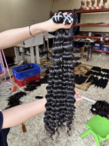 Tendencia Caliente: Cabello Humano Remy Vietnamita, Frontal Transparente HD Completo, Estilo Ondulado Profundo para Mujer, Mechones Dobles Cosidos a Máquina, Todo Incluido - Product Image 4