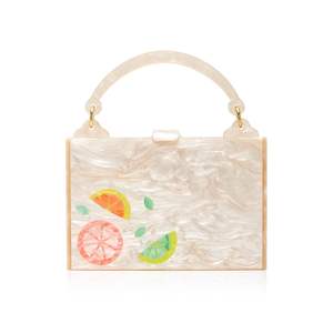 Pochette élégante en résine pour femmes, pour mariage, fête, décorations à la mode - Product Image 6