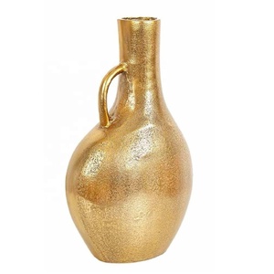 Venta caliente Contemporáneo Cilíndrico Cobre Metal Jarrones Juego de 2 Metal Moderno Mesa Florero Coastal Hierro Florero - Product Image 5