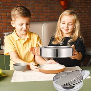 Fabricant en gros de fournitures d'ustensiles de cuisine Tailles de mailles interchangeables Tamis de farine de blé d'épices en acier inoxydable - Product Image 6