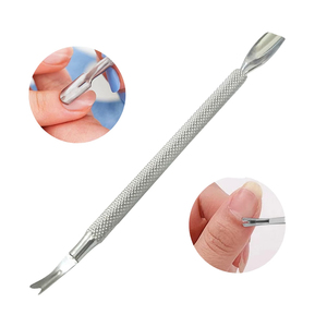Empujador de cutículas de grado quirúrgico con acabado pulido, limpiador de uñas de doble punta, empujadores de cutículas de acero inoxidable alemán para belleza - Product Image 4