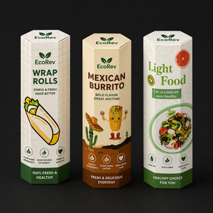 Custom Printed Biodegradable <b>Disposable</b> Eco Paper Chicken Shawarma Craft Box Arabic Burrito Sandwich Kebab Roll Packaging Box - Product Image 4