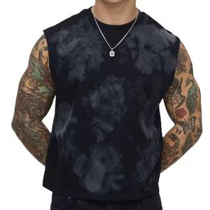 Débardeur unisexe vintage délavé à l'acide 100% coton de haute qualité avec broderie personnalisée respirant coupe oversize streetwear tricoté - Product Image 5