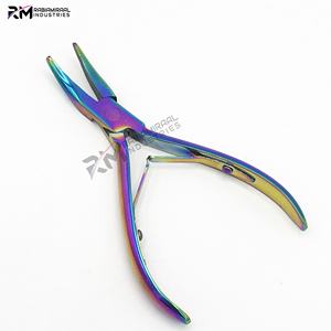 Pince à extensions capillaires micro-anneaux RMI professionnelle en acier inoxydable de haute qualité et durable, couleur personnalisable - Product Image 4