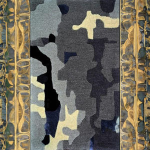 Tapis de prière antistatique écologique, style traditionnel, motif écossais brodé, en peluche faite à la main, 2500 g/m², résistant à l'eau et aux taches - Product Image 1