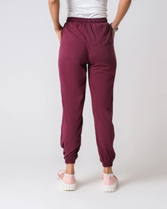 Pantalon Harem de Sport et d'Entraînement Léger pour Femme en Polyester Spandex Flexible avec Taille Élastique et Passepoil Contrastant – Personnalisable pour la Salle de Sport - Product Image 5