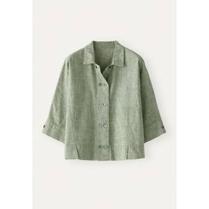 100% Cotton Woven Casual Floral Print Women's Shirt - Product Image 1