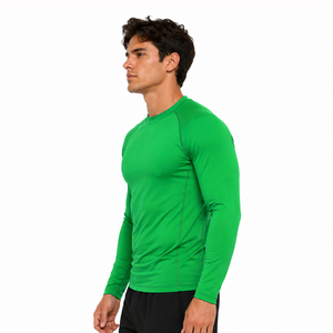 Vente en gros de rashguards imprimés de haute qualité à manches longues pour hommes, best-sellers pour BJJ, MMA, surf, adultes. - Product Image 2