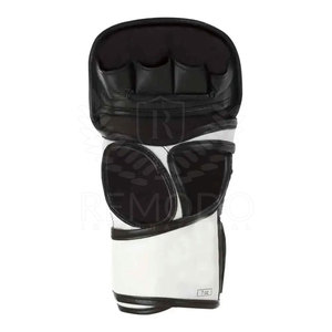 Gants d'entraînement MMA personnalisés OEM en cuir véritable pour arts martiaux mixtes, équipement de sport pour club avec sangle réglable - Product Image 3