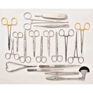 Juego de instrumentos de cirugía general veterinaria, herramientas quirúrgicas de grado alemán, kit quirúrgico veterinario de acero inoxidable en estuche. - Product Image 4