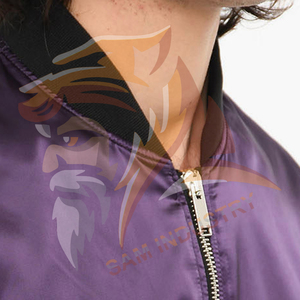 Chaqueta de Satén Ligera de Estilo Urbano para Hombre, Personalizada OEM, Nueva Llegada, Diseño Personalizado - Product Image 6