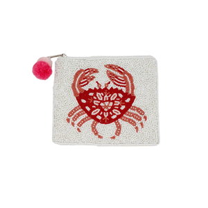 BY MULTI CRAFT Porte-monnaie promotionnel personnalisable en perles de rocaille brodées, cadeau brodé de perles ethniques fait main - Product Image 1