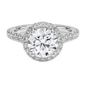 Romantic White Silver <b>Crystal</b> Engagement <b>Ring</b> Shiny Elegant Design Perfect Gift for Wedding or Anniversary - Product Image 3