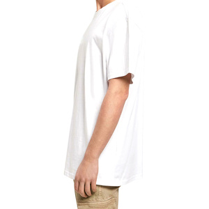 Men's <b>White</b> 100% Cotton T-Shirt Short Sleeve O-Neck Regular Fit Casual Blank Canvas Nonwoven Solid Color <b>Plain</b> Dyed Quick Dry - Product Image 2